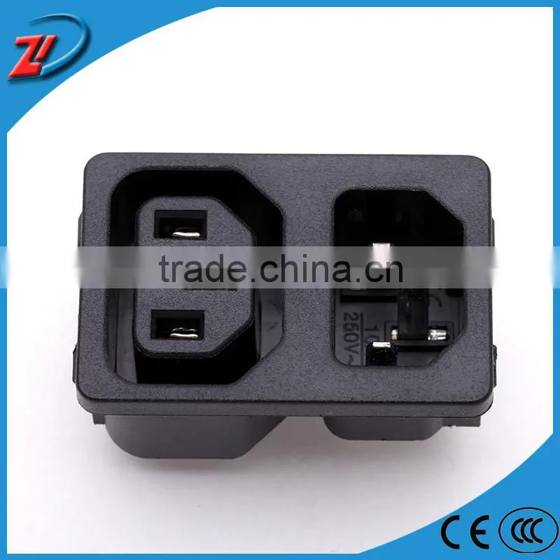 Male and female power socket