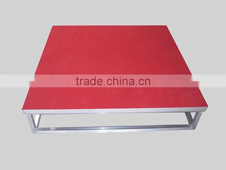 Simple type aluminum portable mini stage