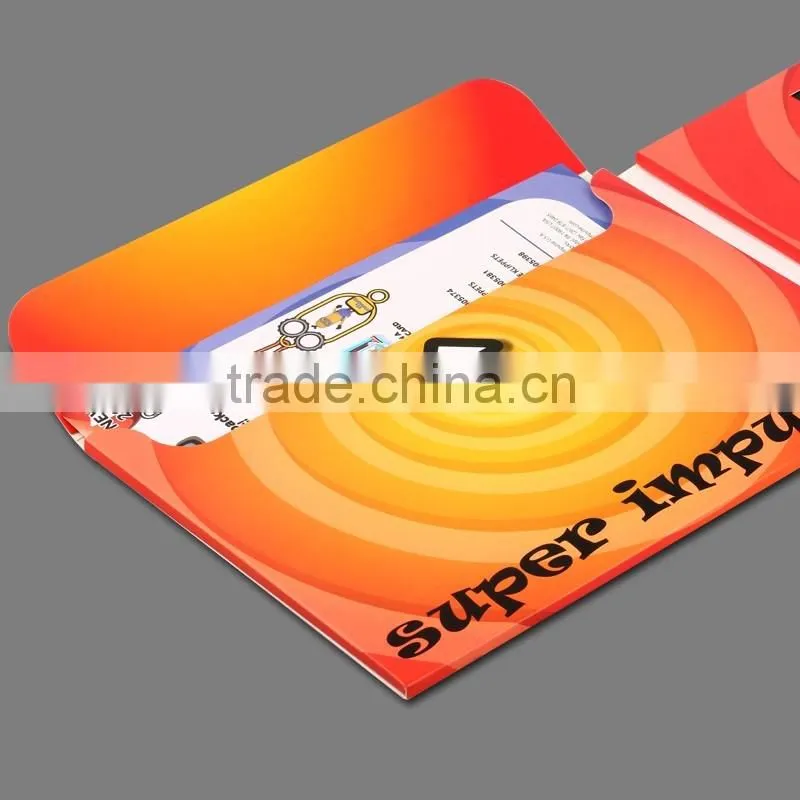lcd screen invitation cards with slot