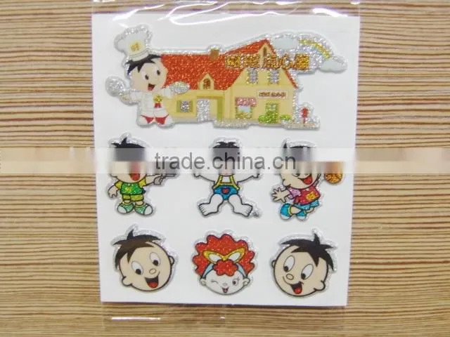 custom cartoon 3D foam bookmark /fashionable 3D foam bookmark for school