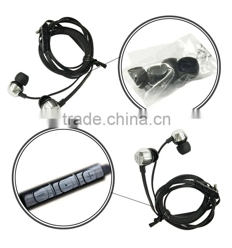 Chinese manufacturer white original noise cancelling earphone headset for LG