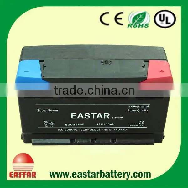 JIS Standard 12v 70ah Car battery 80D26L hybrid car battery