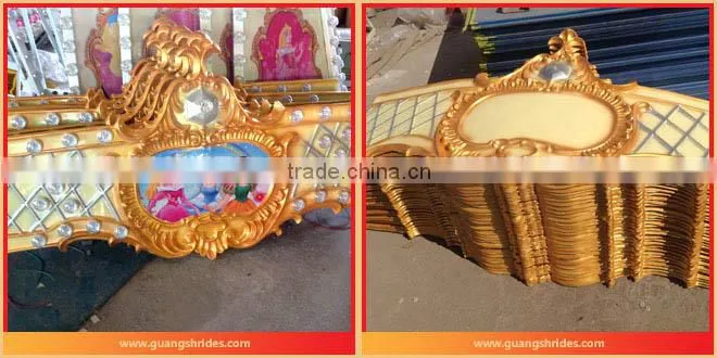 Joyful! luxury kids park rides merry go round rides for sale
