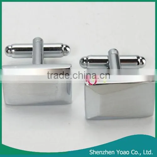Fashion Elegant Enamel Men's Accessories Set Tie Clip Cufflink Set Brushed Silver 6
