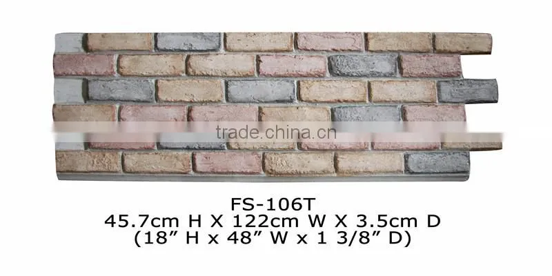 Good price high quality beautiful decorative polyurethane stone panel