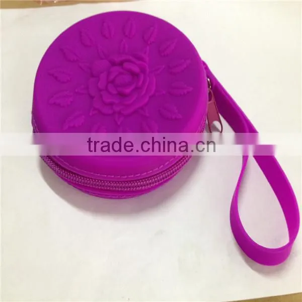 hot selling FDA food grade Silicone Coin Wallet,silicone bag for kids