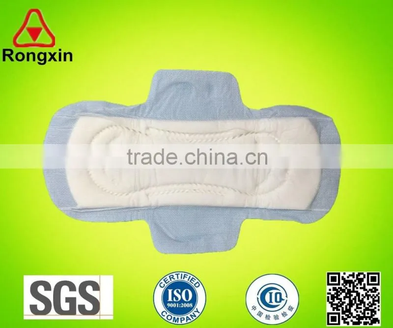 Cheap high quality B grade stock lot sanitary napkin in QuanZhou