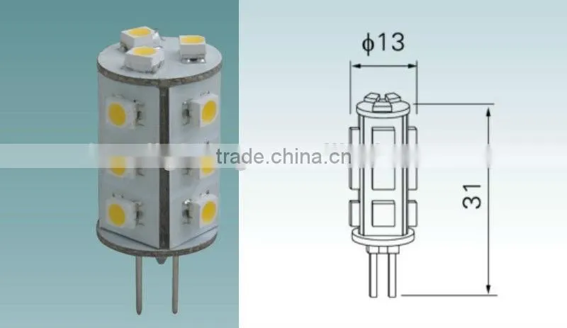 G4 LED 12V AC Bulb with 3528 SMD