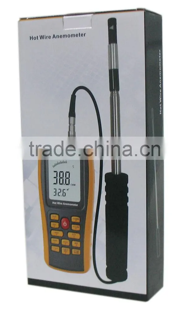 air temperature velocity sensor air flow meter hot wire anemometer
