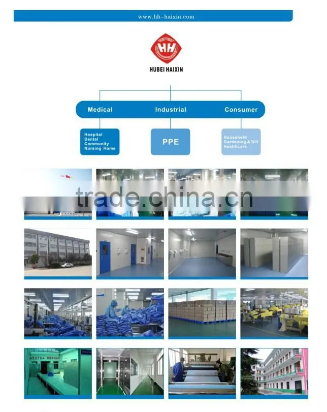 Wholesale high quality hospital clothing disposable, waterproof clothing china