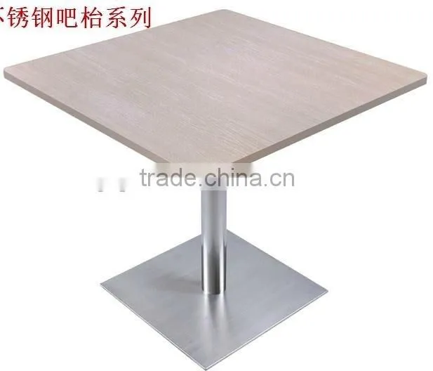 metal frame table round melamine coffee table YT18M
