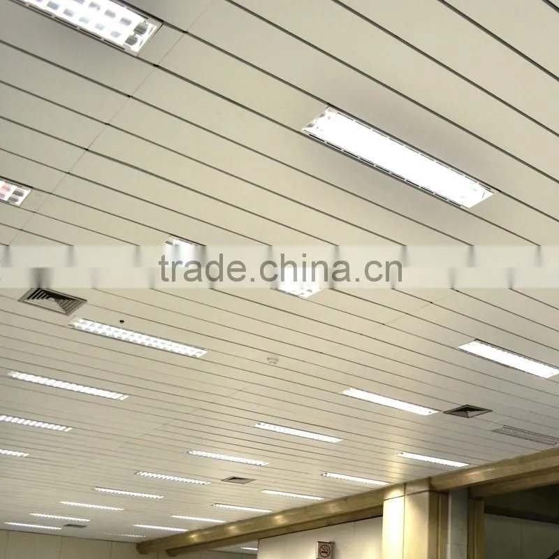 Airport Ofen Used Aluminum Metal Frame Interior Strip Ceiling Panel