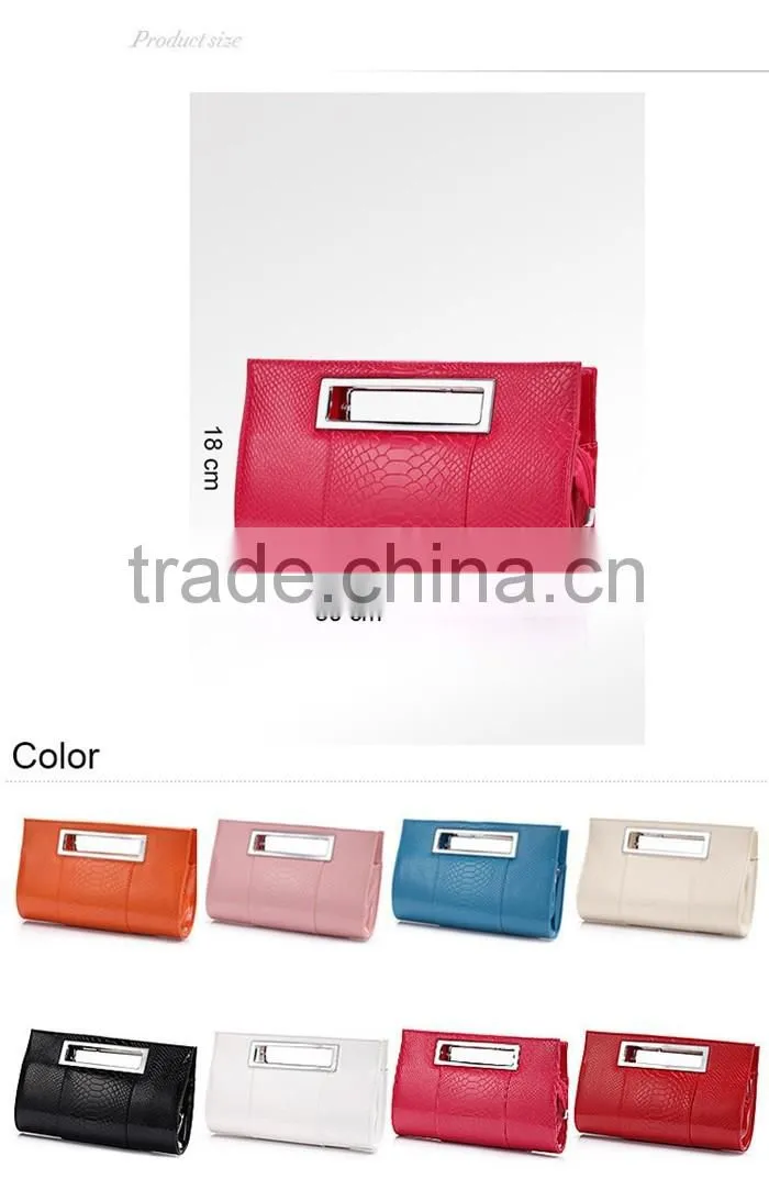 Brand women evening bag lady tote alligator Leather party shoulder bag