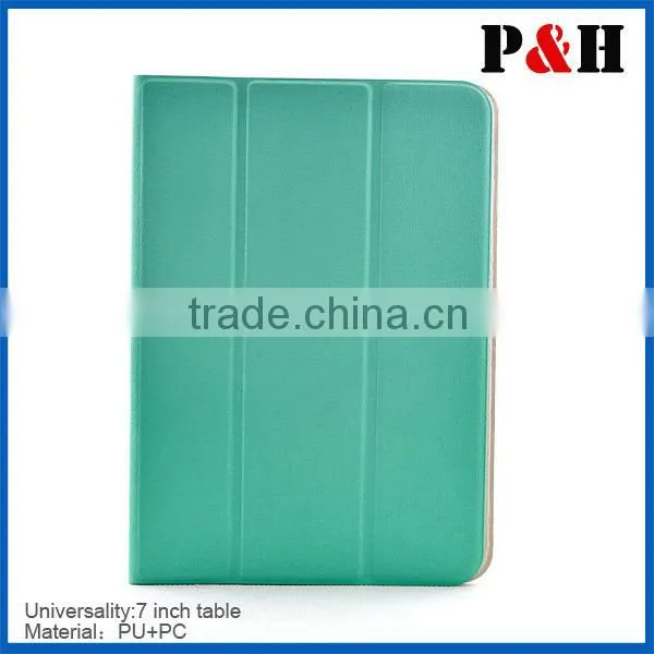 Fashionable Flip leather case for 7 inch tablet pc