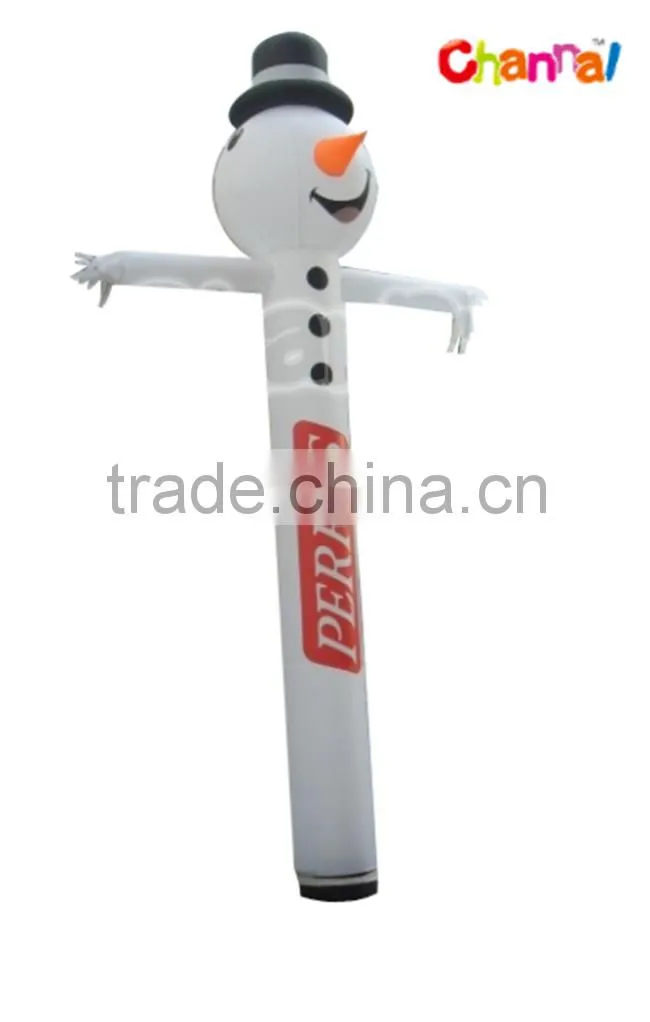 Inflatable Snowman Air Dancer for Festival Event with Blower