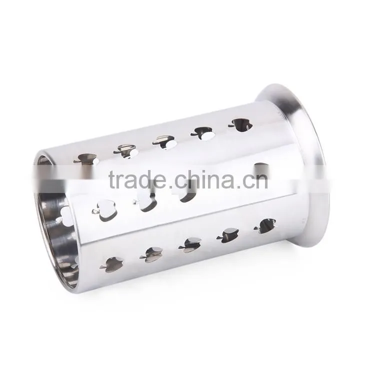 stainless steel chopstick and spoon rest tube & chopstick holder