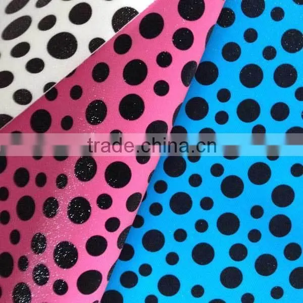 shining pu shoe leather raw material for shoes making
