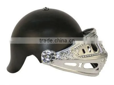 Knight helmet electroplate