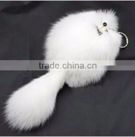 2016 lovely fox bird keychain