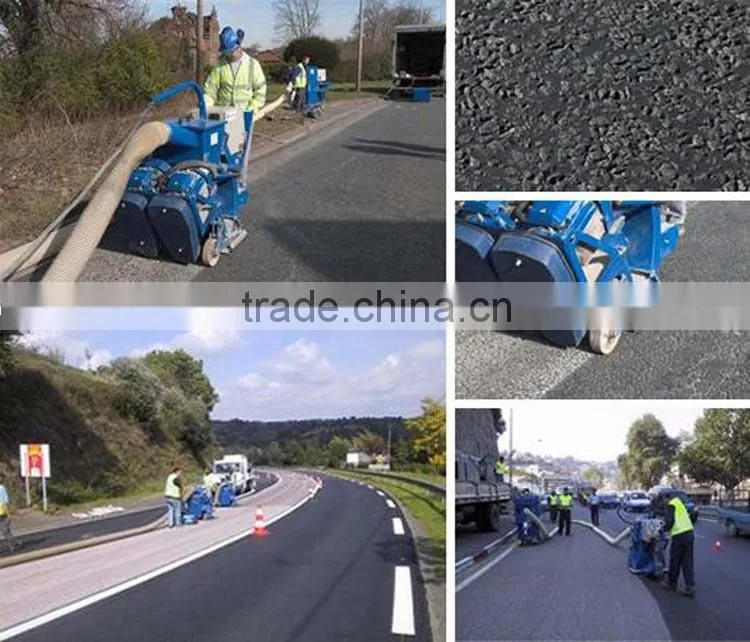 Floor surface shot blasting cleaning profiling machine