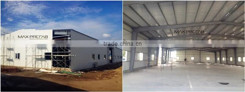 prefabricated steel structure construction warehouse for sale