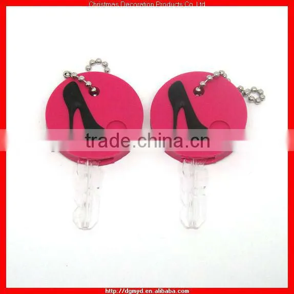 Double side 3D rubber PVC key toppers (MYD-0923)