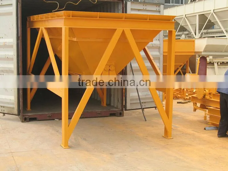Accurate Weighing PLD serious concrete batching machine,best price for aggragate bins