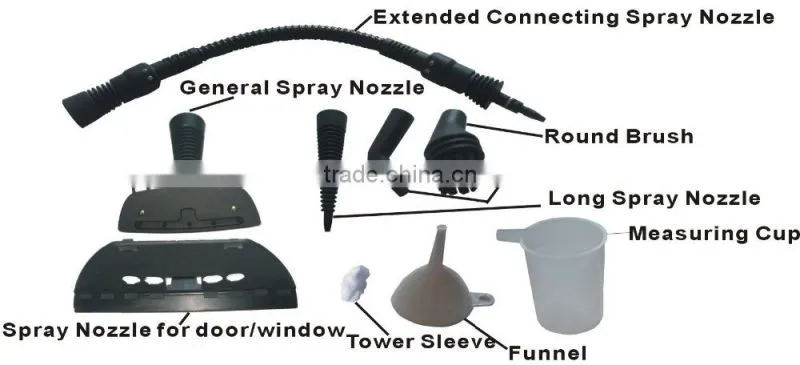 Handheld Steam Cleaner 270x120x220 mm With Safe BS Plug CE RoHS H0071