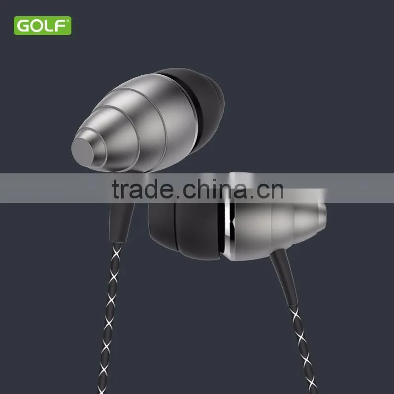2016 Conch Shaped New Design Rose Gold color Wired In Ear Earphone