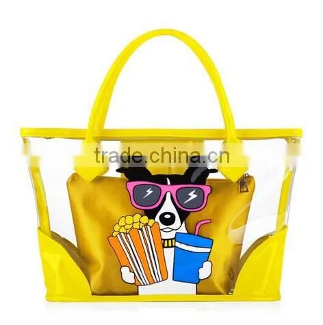 2014 Cartoon color nylon handbag