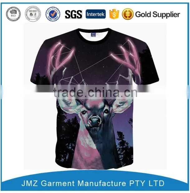 heat transfer t-shirt men clothing manufacturers custom t-shirt