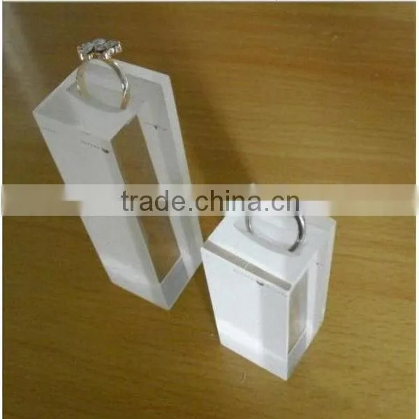 New style professional ep zinc alloy silver swan ring holder