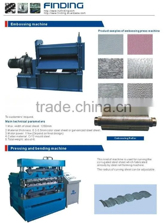 Full automatic embossing machine 112120