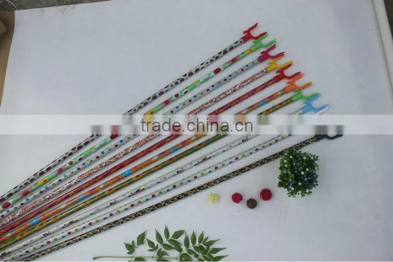 Striped PVC cover cloth hanger fork with high quanlity and competitive price