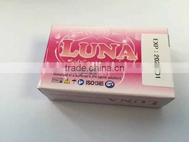 New products south korea EOS LUNA Ice II hazel cosmetic lenses