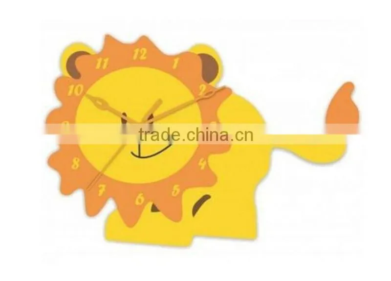 2015 new design Laser Cutting for specialized shape wall clocks