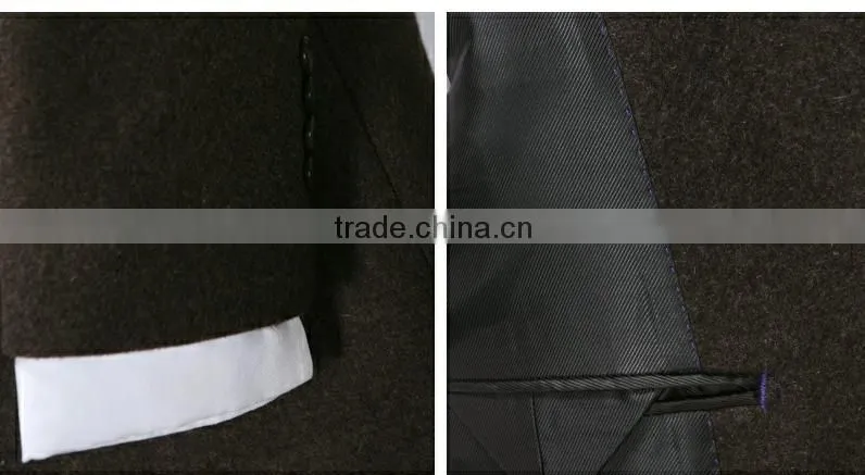 tailor made coat minimalist design dark brown long coats mens winter clothing
