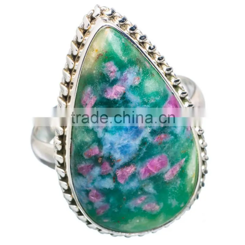 925 sterling silver in wholesala price, Ruby fuchsite ring best wholesale price