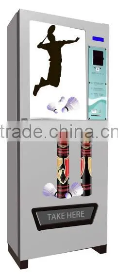 Big storage 80pcs automatic shuttlecock vending machine for sale