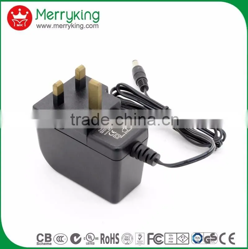 UL listed DC 6V 12V 3000ma adapter 9VDC 15VDC 40W power adaptor with WITH ST Input Plug