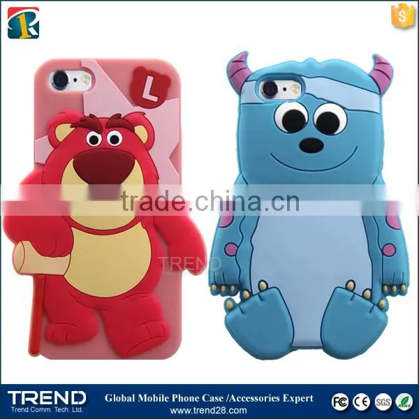 for iphone 6 6s monster cute cartoon silicon case