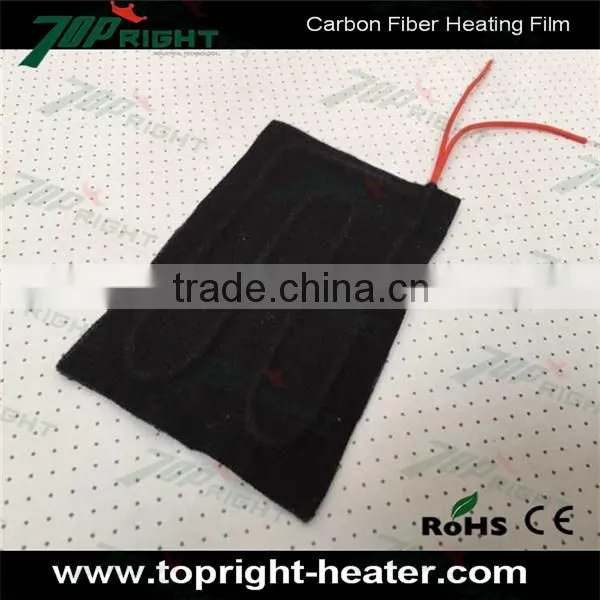 Electric heating glove circuit carbon fiber heating element