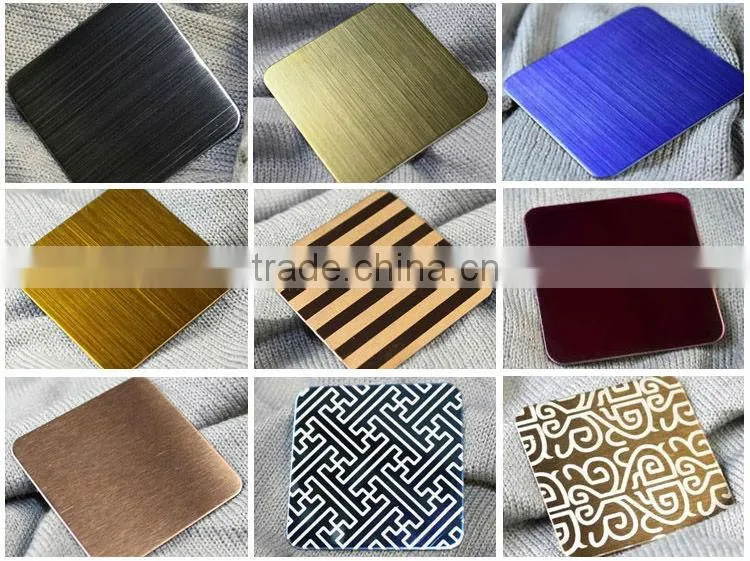 Free Samples Interior Decoration 2B BA NO 4 8K Finish 201 Stainless Steel Sheet