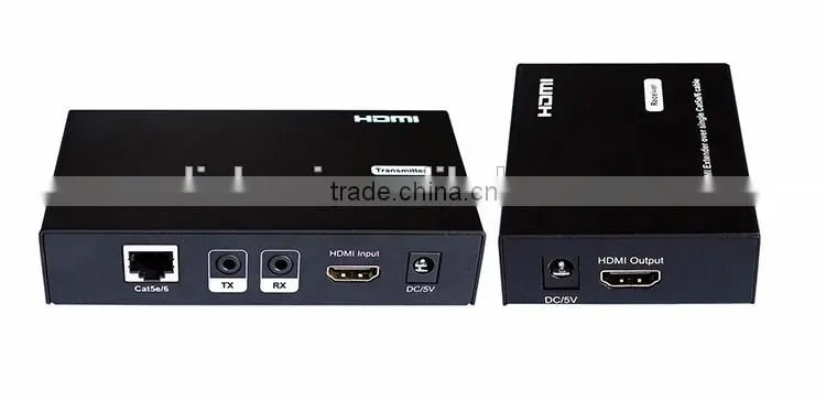 LINK-MI LM-EX21C 50M EXTENDER Transmitter Receiver with 1xlooping HDMI output 3D 1080P EDID Bi-Direction wideband IR