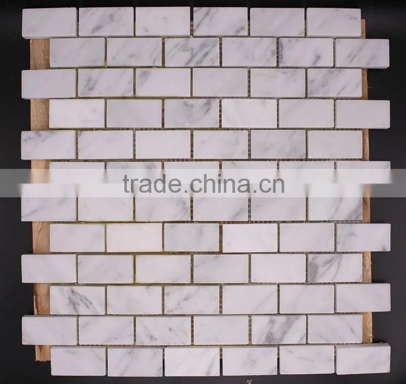 China want to sell white carrara marble mosaic