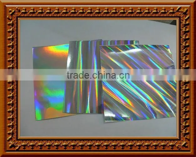 Holographic paper,Shredded paper,Blue metallic foil wrapping paper