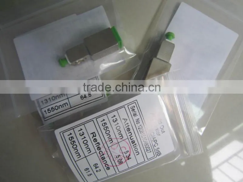 fiber optic sc/upc singlemde atenuators female to male