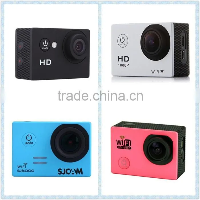 W9 12MP HD 1080P 30fps Sports Camera 2.0 Inch LCD Screen Waterproof Action Camera Mini DV Built-in Wifi