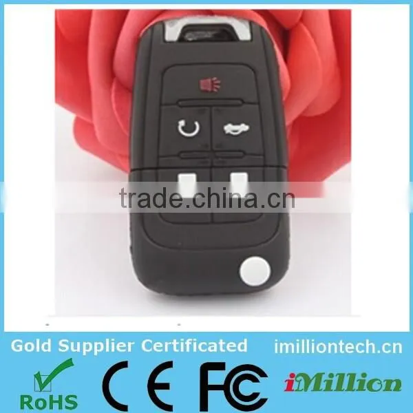 OEM PVC 2gb / 4gb USB Stick Car Key Shape USB Flash Drives With Free Sample Custom