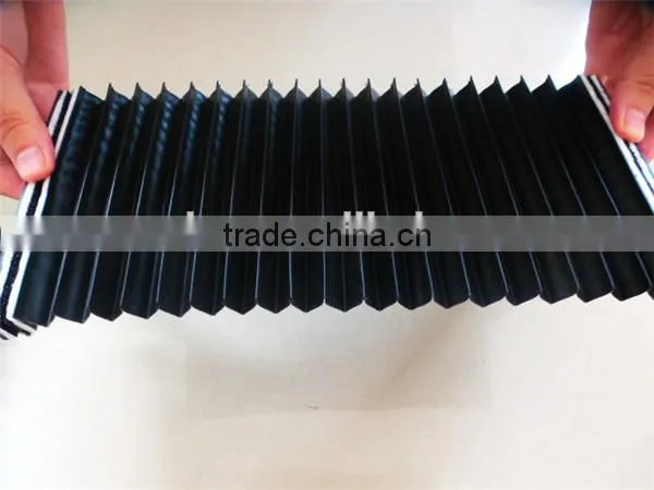 China gold supplier dustproof cloth and accordion rubber